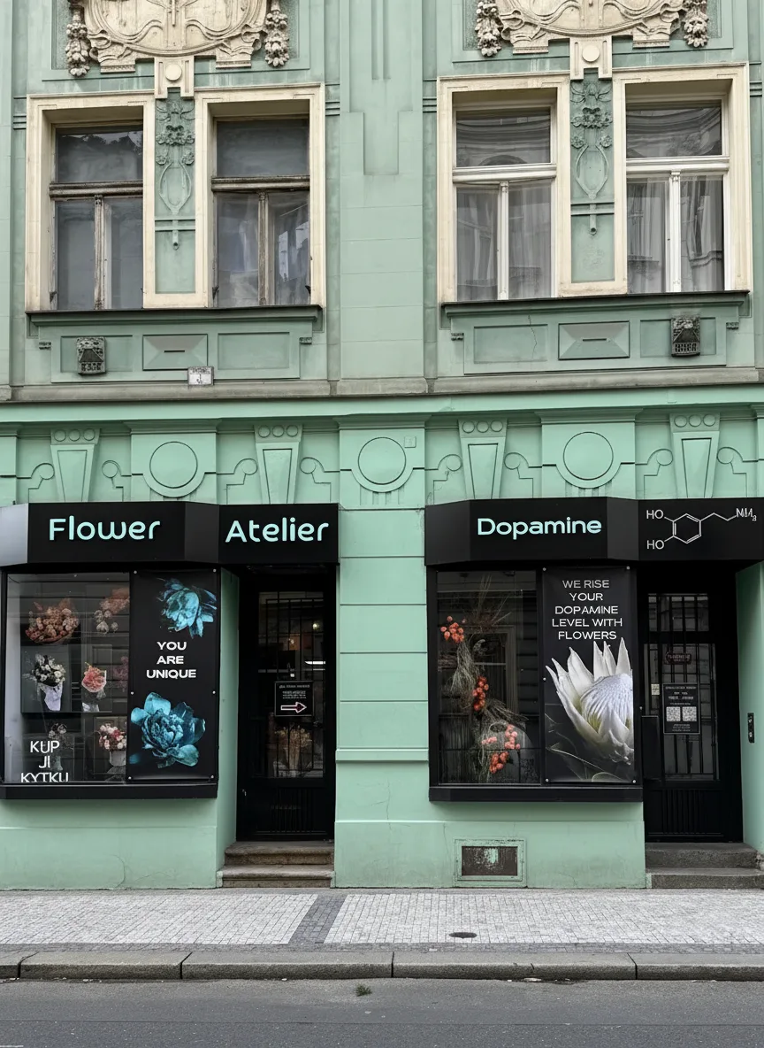 Dopamine Flower Atelier — Praha, Smíchov