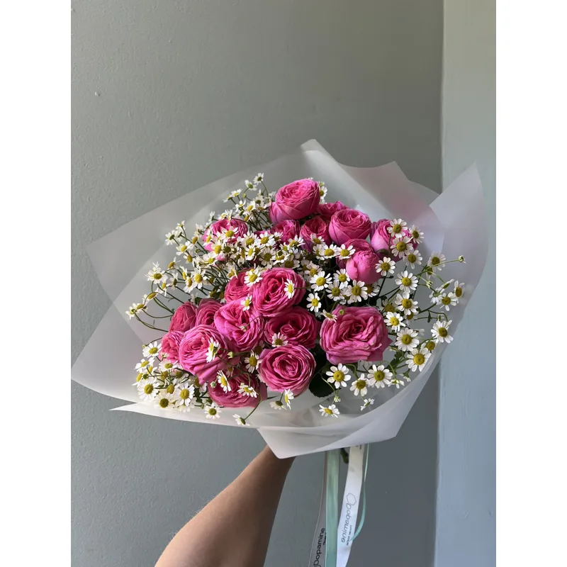 Spray roses with Camomile — foto 2