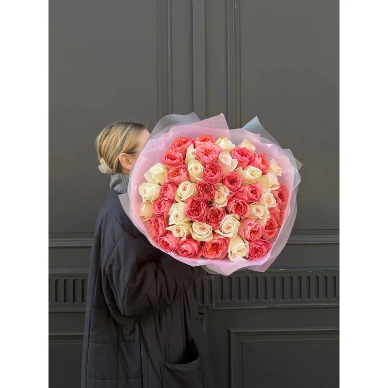 Expression and O'Hara roses Bouquet